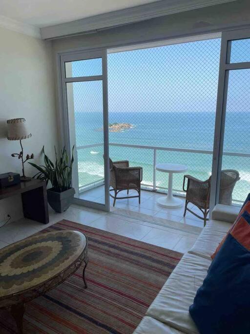 Hermoso dpto con vista frontal al Mar Pitangueiras Guarujá Exterior foto