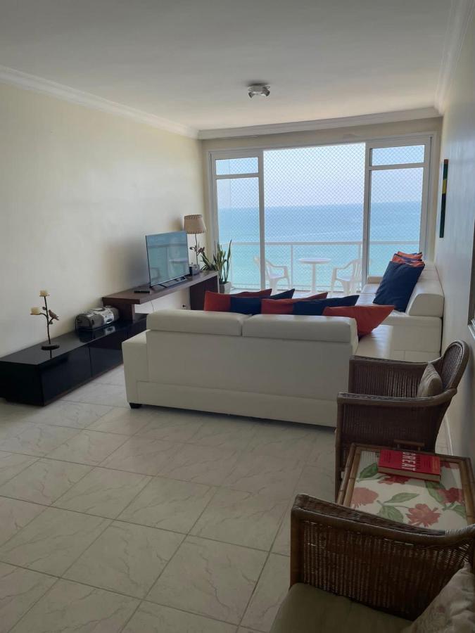 Hermoso dpto con vista frontal al Mar Pitangueiras Guarujá Exterior foto