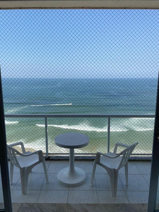 Hermoso dpto con vista frontal al Mar Pitangueiras Guarujá Exterior foto
