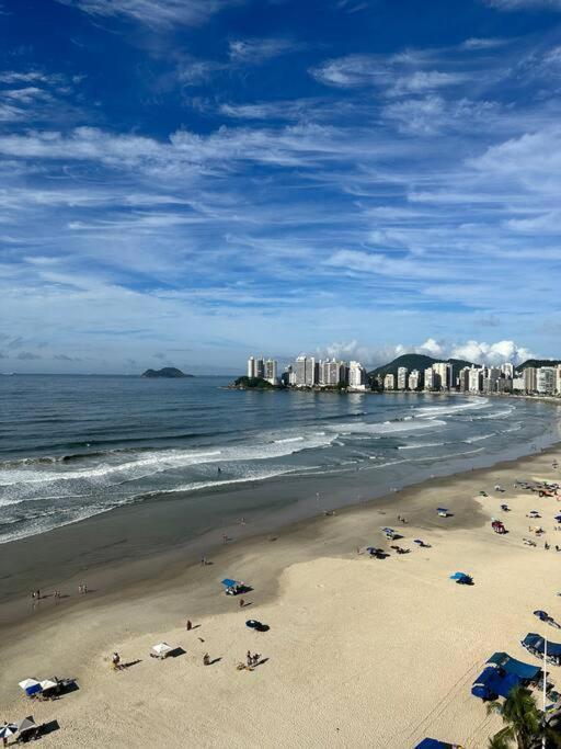 Hermoso dpto con vista frontal al Mar Pitangueiras Guarujá Exterior foto